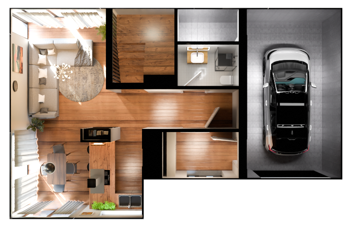 Plan parteru — Osiedle Urocze